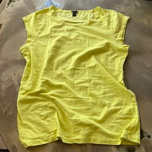 🪲🪲JCrew T shirt electric tapered flat cap sleeve summer casual 🪲🪲